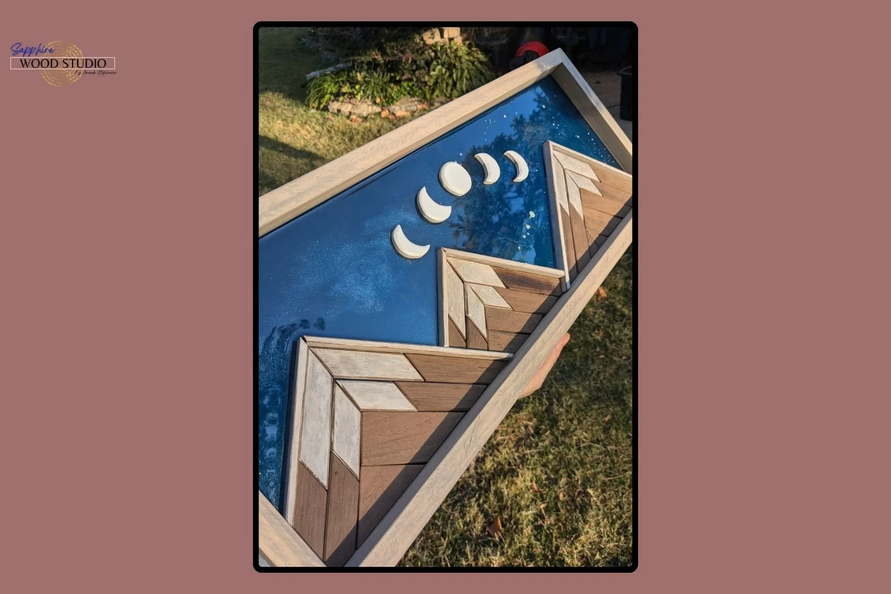 Tennessee Mountain Art | Hand Cut Hard Wood With an Epoxy